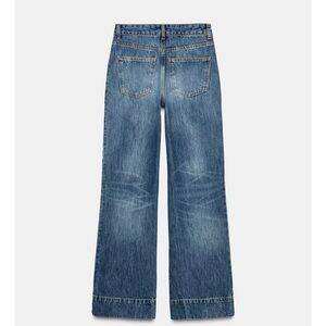 Zara Blue Flare & Wide Leg Jeans